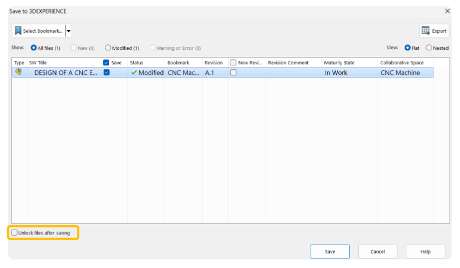 unloking files in 3dexperience works